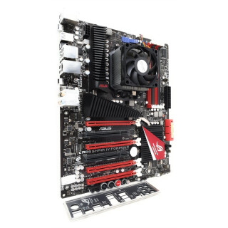Mainboard Asus Crosshair IV Formula Sockel AM3 ATX mit Slotblende + Phenom II X4 850