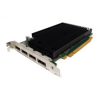 PNY Nvidia Quadro NVS450 512MB PCI-E 16x / 16-Fach Silent Full Profile 4x Displayport VCQ450NVS-X16