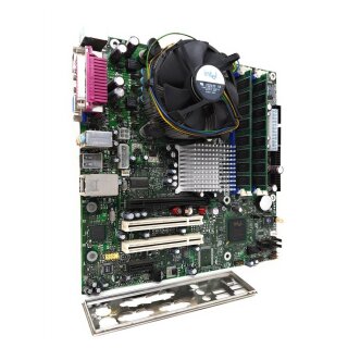Systemboard Intel D915GAG Sockel 775 microATX mit Slotblende + Pentium 2,8GHz + Kühler + 1GB RAM