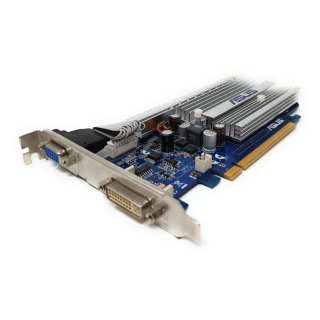 Asus Geforce 8400 GS 512MB PCI-E 16x / 16-Fach DVI-I D-SUB EN8400GS/Silent/P/512M
