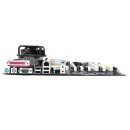 Mainboard ASRock 4Core1600-GLAN Sockel 775 ATX mit Slotblende + C2D E7400 + K&uuml;hler