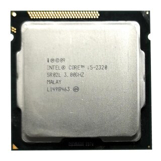 CPU Intel Quad Core i5-2320 4x 3,0 GHz 1155 Sockel Prozessor 2.Gen Tray