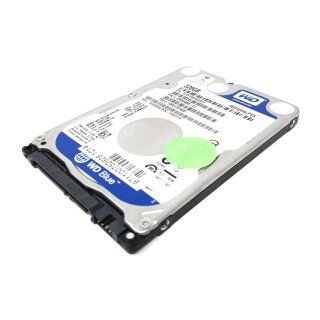 Interne HDD Festplatte Western Digital Blue Mobile 500 GB SATA III 2,5 Zoll 8 MB Cache