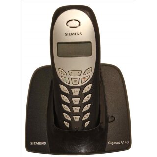 Siemens Gigaset A140 DECT Mobilteil mit Ladeschale und Netzteil