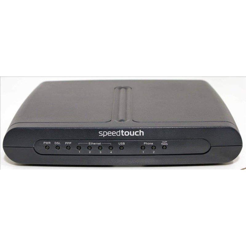 Thomson SpeedTouch 716i V5 DSL Router + Modem / VOIP / 4P Switch, 14,99