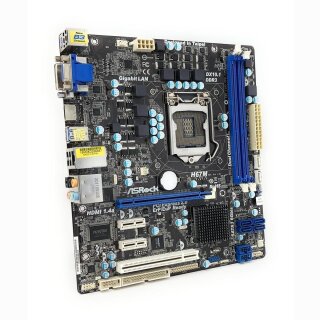 Mainboard ASRock H67M Sockel 1155 ATX mit Slotblende