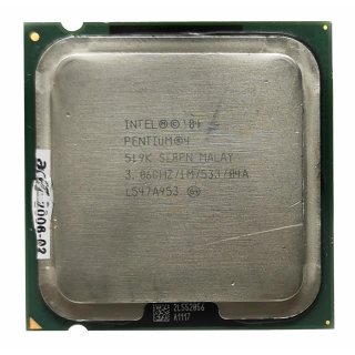CPU Intel 775 Pentium 4 3,06 GHz 519K Tray / SL8JA - SL8PN