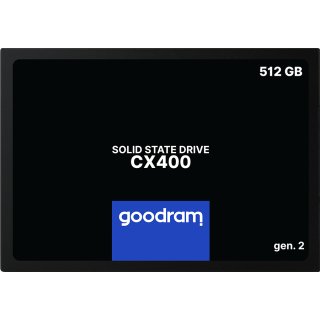 Interne SSD Festplatte Goodram SSDPR-CX400-512-G2 512GB SATA III 2,5 Zoll Neuware